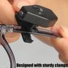 Universal LED Eyeglass Clip Night Light 360°rotation Outdoor Camping Fishing Mini Glasses Night Lamp Accessory with Button Cell