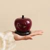 Ceramic Red Fruit Toothpick Dispenser Dental Floss Toothpick Holder Home Office Restaurant Kitchen Desktop Toothpick Organizer Container