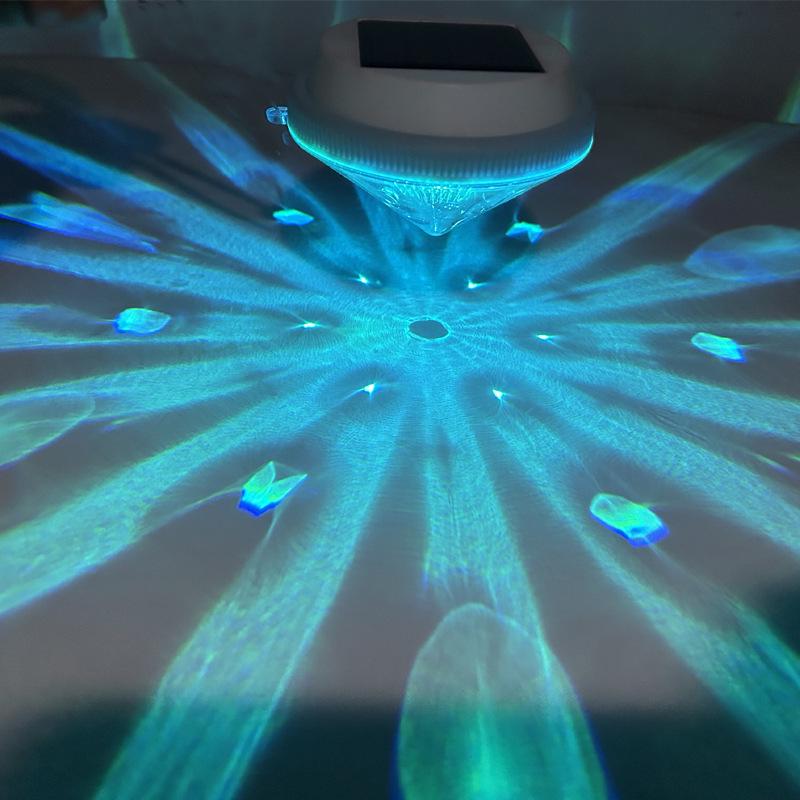 Colorful Solar Floating Waterproof Light for Garden, Pool, and Pond