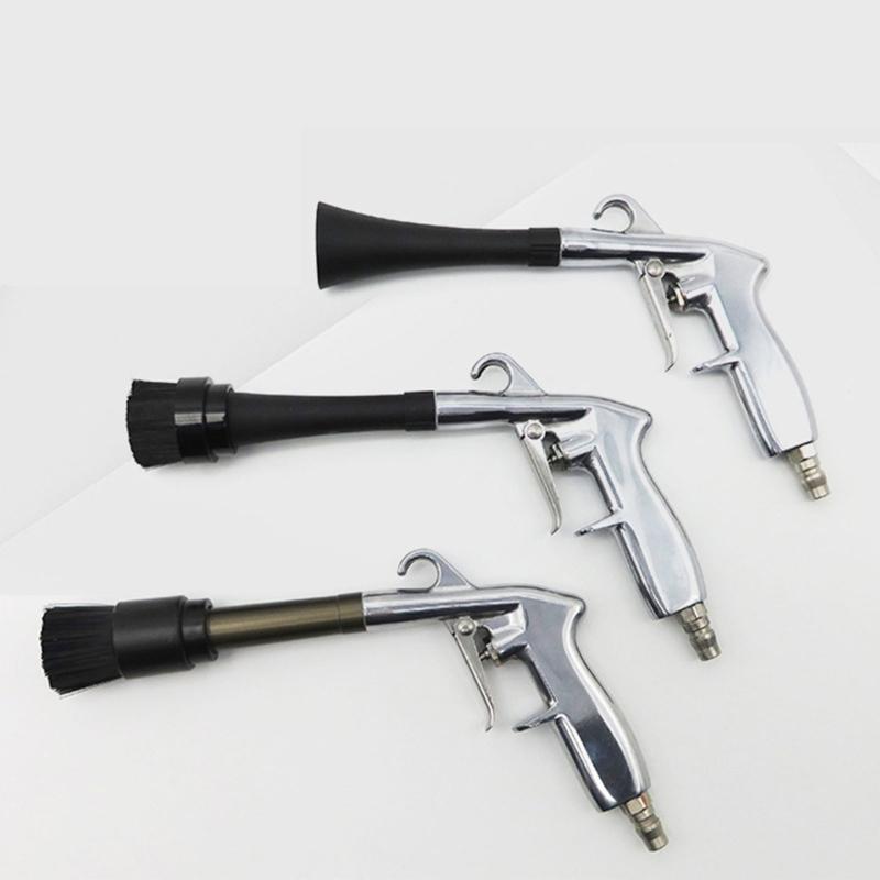 High Pressure Car Interior Cleaning Gun Automobile Detailing Cleaning Car Detailing Dry Washing Gun with Brush