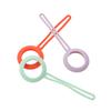 Silicone World Secure Holder with Strap for Apple Airtag Silicone Case Protective Cover Tracker Anti-lost Keychain Airtag case