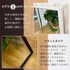 60cm x made in thin natural domestically produced Wall-mounted mirror, full-length, 90cm, Japan, stylish, shatterproof, white, frame, wood, (white)