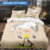 Pi-ppi And Horse Friendship 3pcs K-pop music group Bedding set,Ideal for Bedroom, Dormitory,Including Duvet Cover And 2pcs Pillowcases,Fan gifts