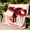 1pc Minecraft Outdoor Blanket Lightweight Flannel Throw For Travel, Camping, Livingroom, Couch, Chair Soft