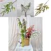 Artificial Salicaceae For Home Decor With Realistic Leaf Material For Wedding And Photography Props