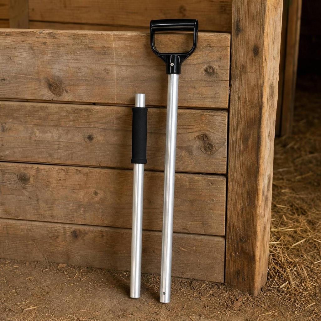 Detachable Stable Fork Handle Easy to Assemble for Barn Use, Horse Owners