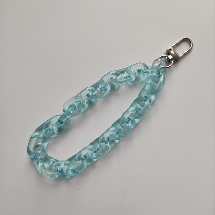 Handy-Fingerriemen Kette, Acryl Handy-Zubehör Riemen Kette Handgelenk Schlüsselanhänger Riemen Fingerarmband Kette