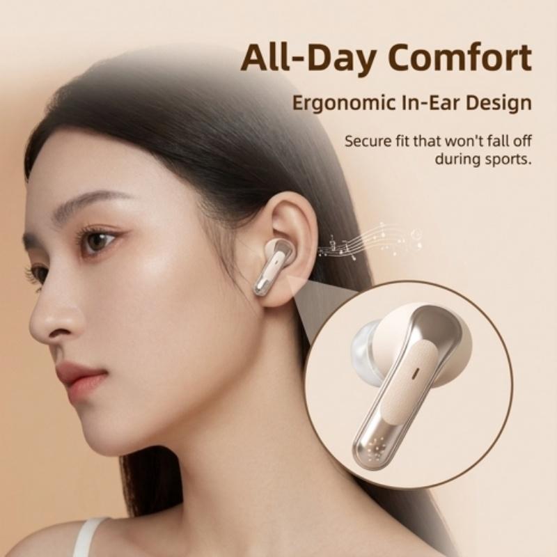 Bluetooth Earphones TWS HIFI Mic Headset Wireless Earbuds For Phone Sports Headphones LED Display Gaming Music Earphone