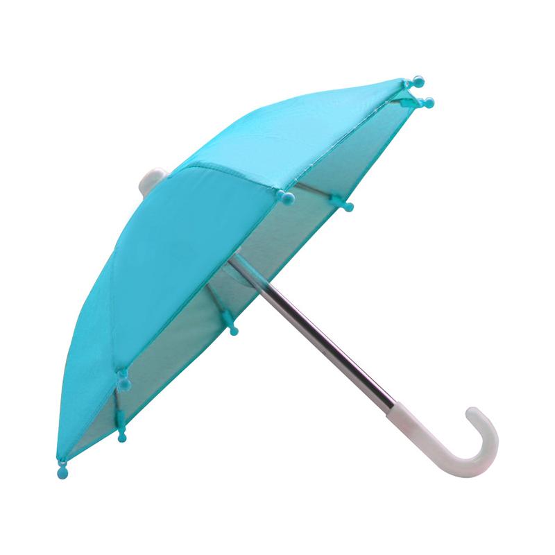 Mobile Phone Holder Mini Sunshade Umbrella Parasol Rainproof Polyester Mobile Umbrella Motorcycle Bicycle Decoration Accessories