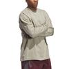 Adidas Basketball The 2025 Collection Chapter 02 BB LS Casual Round Neck Pullover Long Sleeve T-Shirt Unisex Tops Light-Sesame-Gray-Brown JD6130
