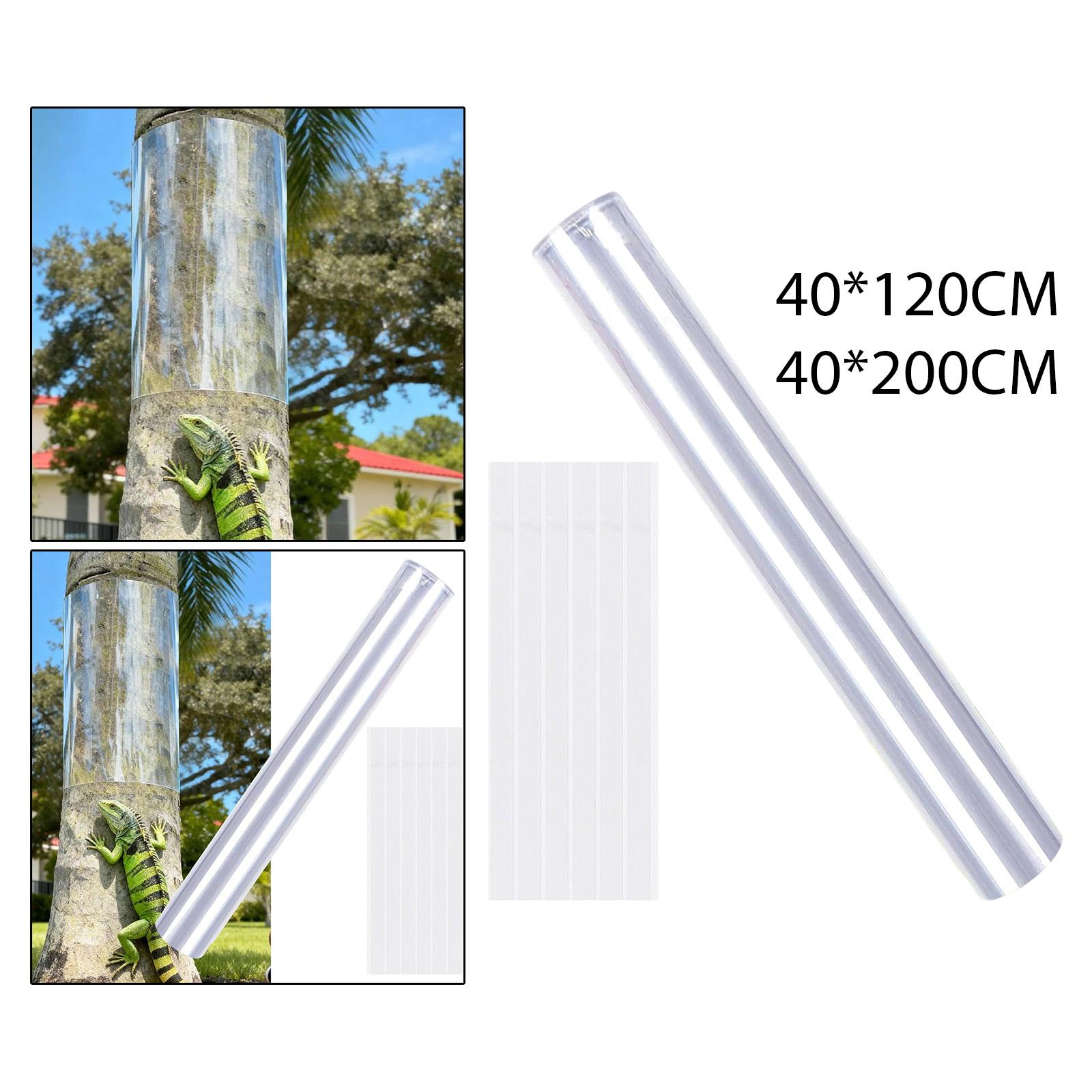 

PVC Tree Trunk Protector Guard,Outside Plant Cover with Self Adhesive Strips for Winter,Saplings,Fruit Trees,Landscaping,Shrub 40cmx121cm