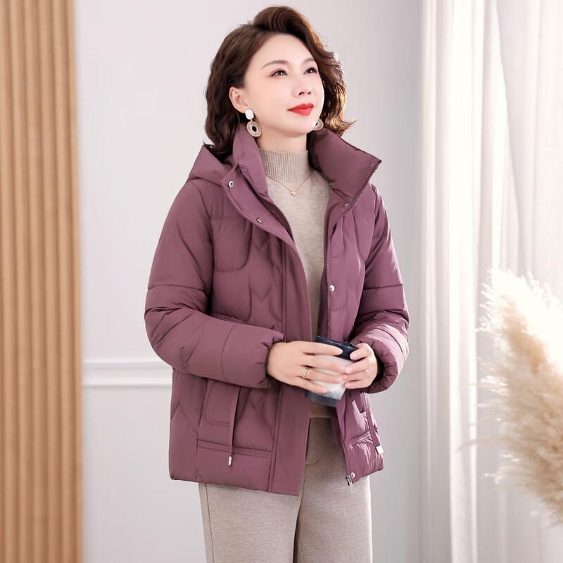 YUZHAOLIN Women's Short Hooded Puffer Jacket