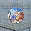 32/44/58mm Anime KonoSuba Pins Megumin Aqua Badge Handmade Brooche Breastpin for Backpack Clothes Accessories Gift