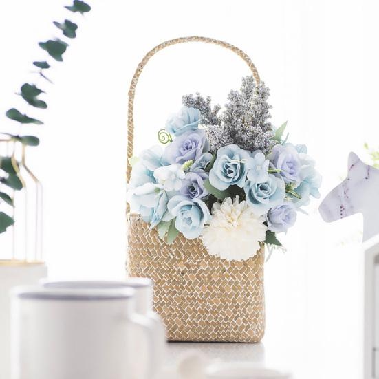 1 Bunch Artificial Bouquet Alice Flower Bridal Home Wedding Party Party