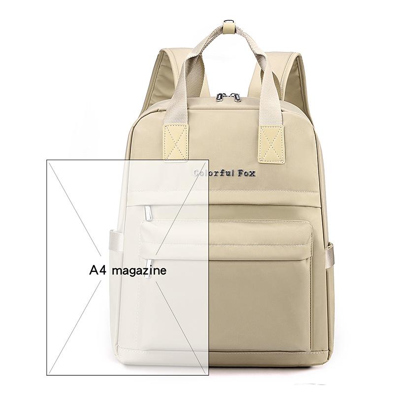 New women's fashion trend backpack multi-layer pull rod backpack lightweight bag