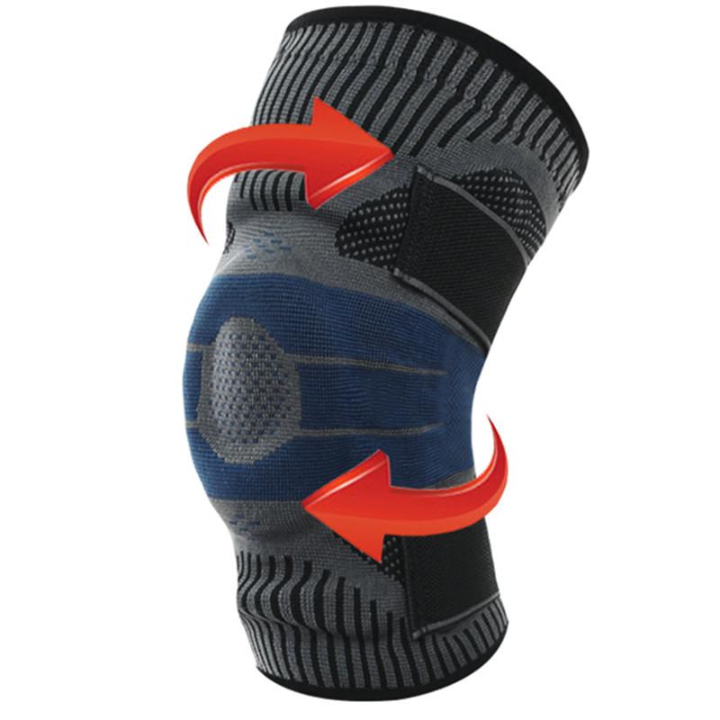 Sportowa opaska na kolano, Pasek do koszykówki, Męska i damska, Nylonowa, Ochrona stawów do fitnessu, przysiadów, biegania, jazdy na rowerze, Ochrona termiczna łąkotki