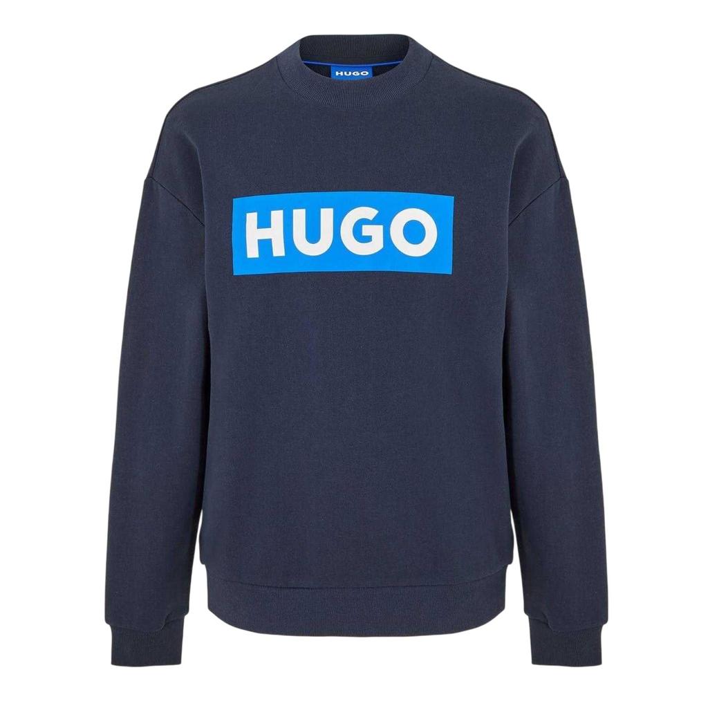 Hugo Mens Niero Box Logo Crew Neck Sweatshirt