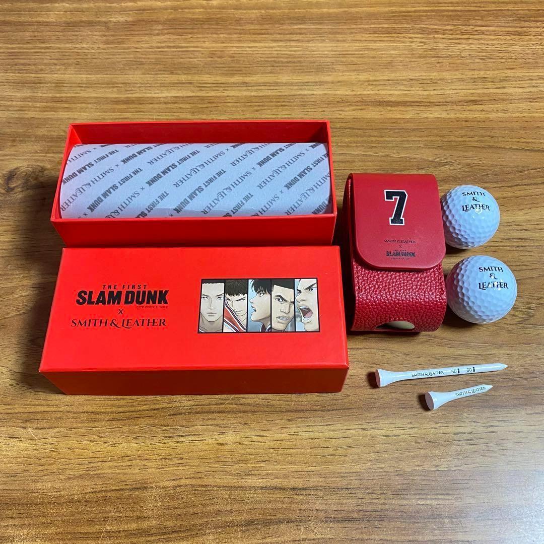 

[Б/У] Эксклюзивный для Кореи чехол для гольф-мяча Slam Dunk и чехол для ти от Рёты Мияги