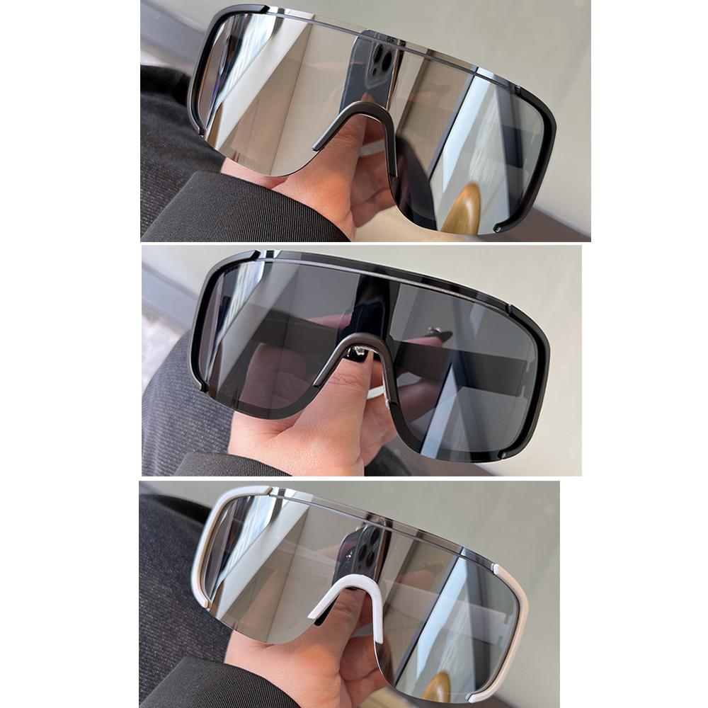 Updated Y2K Style Biking Sun Glasses Wind Shield Sun Glasses for Men and Women Vintage Style-Reflective Sheeting Lens Road Riding Sport Sun Glasses