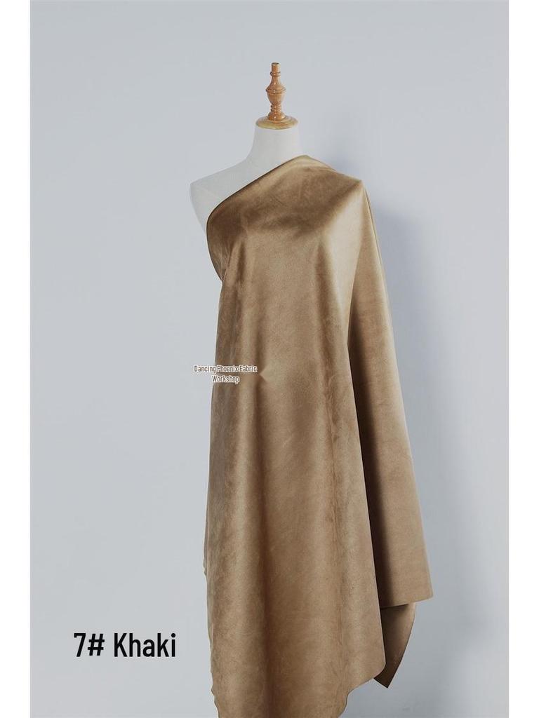 Luxury Snowflake Velvet Suede Air Layer Fabric - Thick, Stretchy, Soft, Delicate Knit