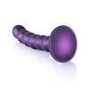 Ouch! - Silicone dildo with beads - 13 cm