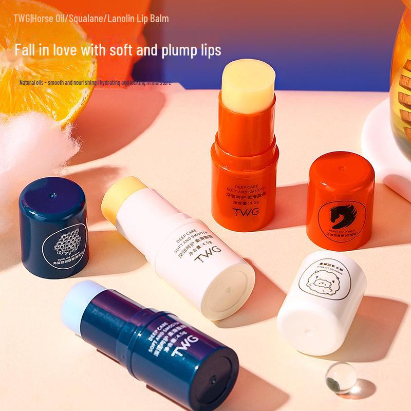 TWG Lanolin & Squalane Honey Lip Balm - Winter Moisturizing for Students