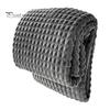 Thermal Insulation Blanket for Autumn Waffle Textured Fleece Throw Blanket, Solid Color Milk Flannel Grid Cut Warm Plush Couch Soft Cozy Bed