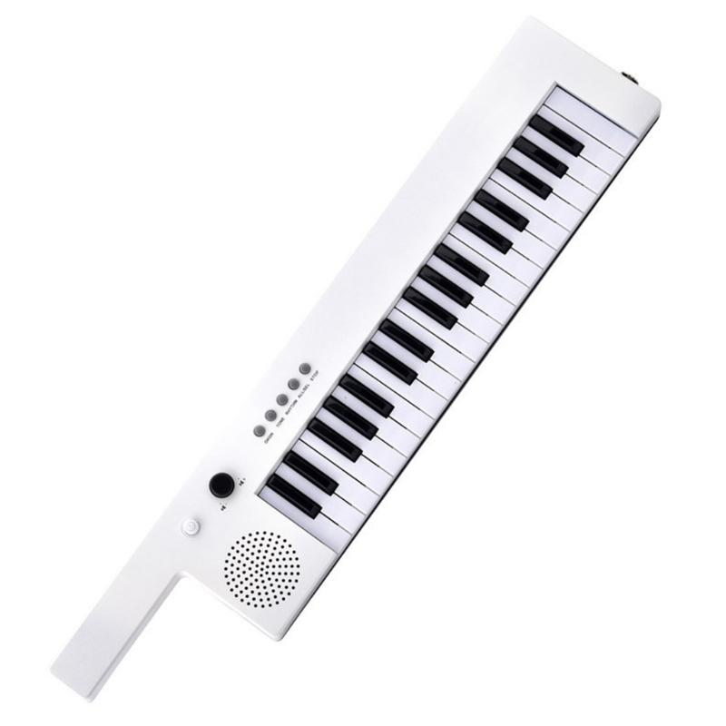 Kids Piano Keyboard, 37 Keys Electronic Keyboard Portable Musical Piano with Microphone and Power Connector for Boy Girl