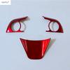 Steering Wheel Frame Decoration Cover Trim Fit For Toyota Venza / Harrier  - 2024 ABS Red / Matte / Carbon Fiber Accessories