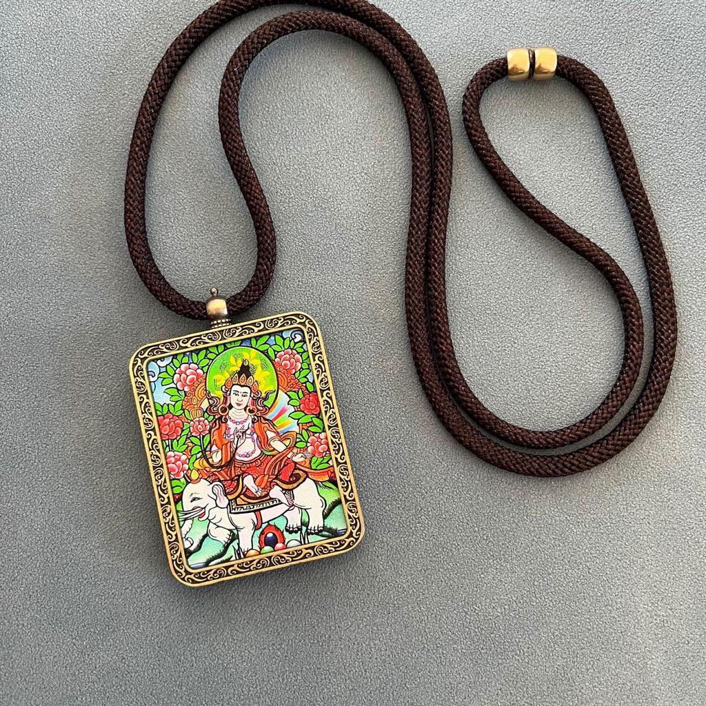 Twelve Zodiac Guardians Thangka Sweater Pendant - Buddhist Souvenirs