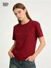 Women T-shirts 2026 Summer Tops Solid Short Sleeve Loose O-neck Casual Ladies Shirts Harajuku Korean Woman Tshirts