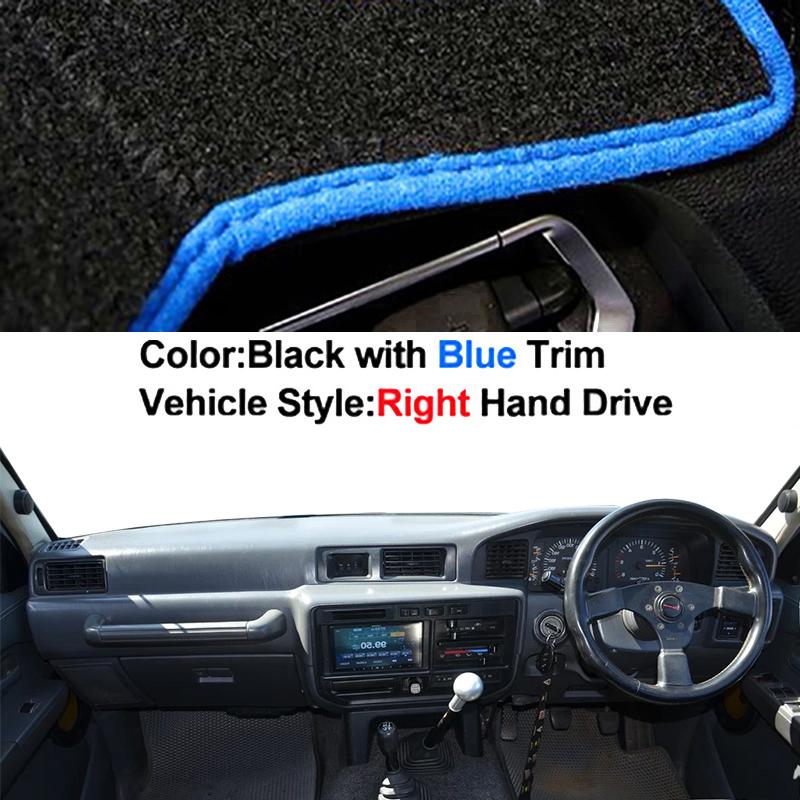 For Toyota Land Cruiser J80 LC80 For Lexus LX450 1990-1997 Car Dashboard Cover DashMat Avoid Light Pad Anti-UV Case Carpet