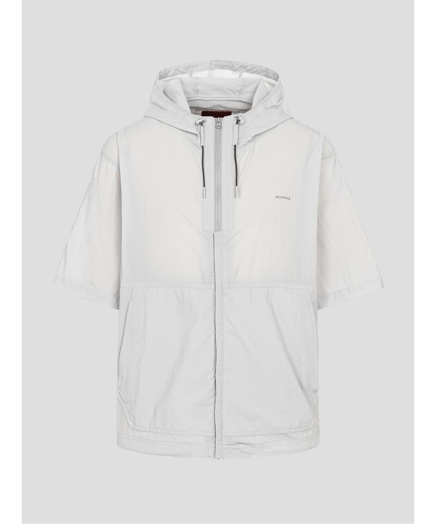 Beanpole Men [Beanpoleknap] Hooded Packable Short Sleeve Jumper Light Gray