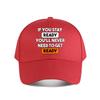 Motivational Ready Quote Wall Art Baseball Cap Fashion Unisex Sunhat Womens Outdoor Sports