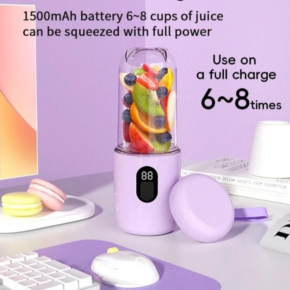 Cordless Mini Juicer Mixer Portable Electric Fruit Juicer Fruit Blender Cup Outdoor