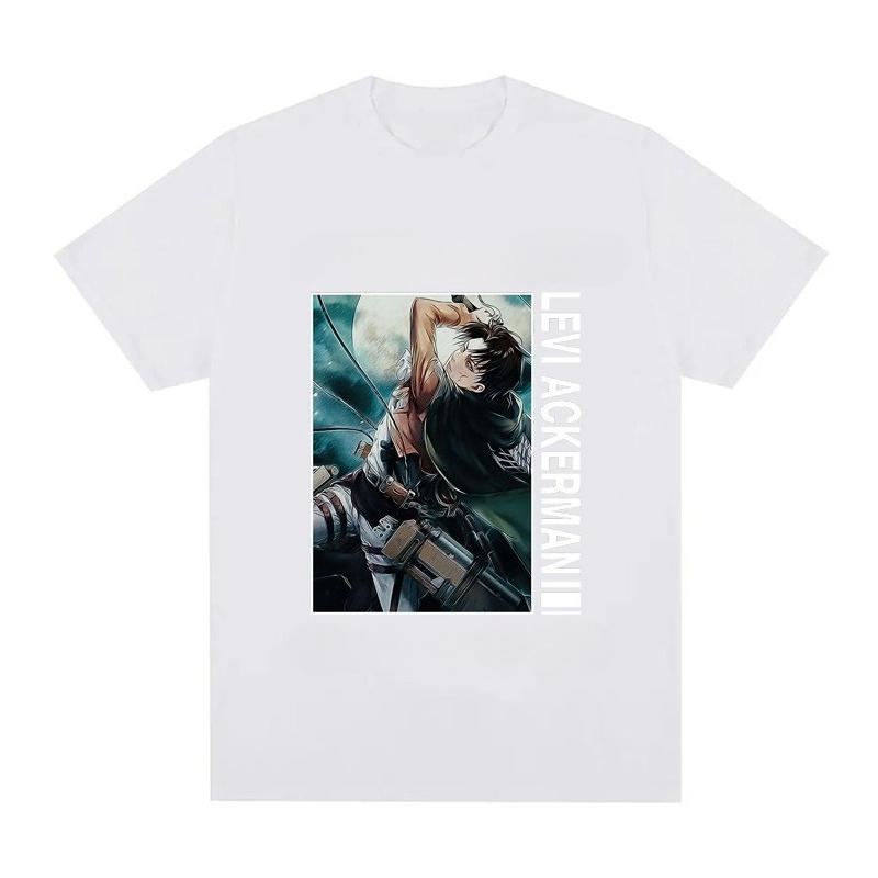 2025 New Japan Anime Fashion Comfortable T Shirt Men Pure Cotton Unisex Tops Summer Unisex Clothes Autumn and Winter Innerwear