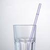 2Pcs Glass Straws Set Reusable Heat-Resistant Drinking Straws Eco-Friendly Alternative to Plastic Straws for Hot Cold Drinks