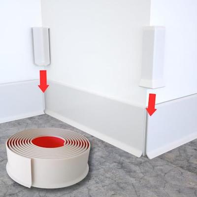 82MM Height Wall Base Moulding Trim Inside and Outside Corners Skirting Board Wall Corner Decor