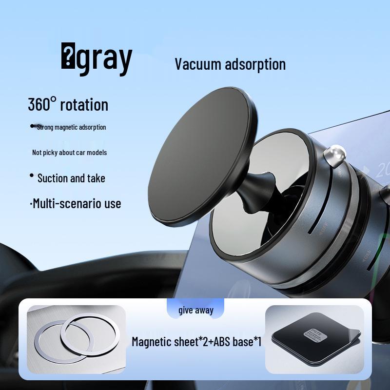 

Magnetic 360° Rotating Car Phone Holder with Suction Mount