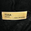 TOGA PULLA Made In Japan Long Sleeve Sweat Tunic 1 Black Back Brushed Women Used