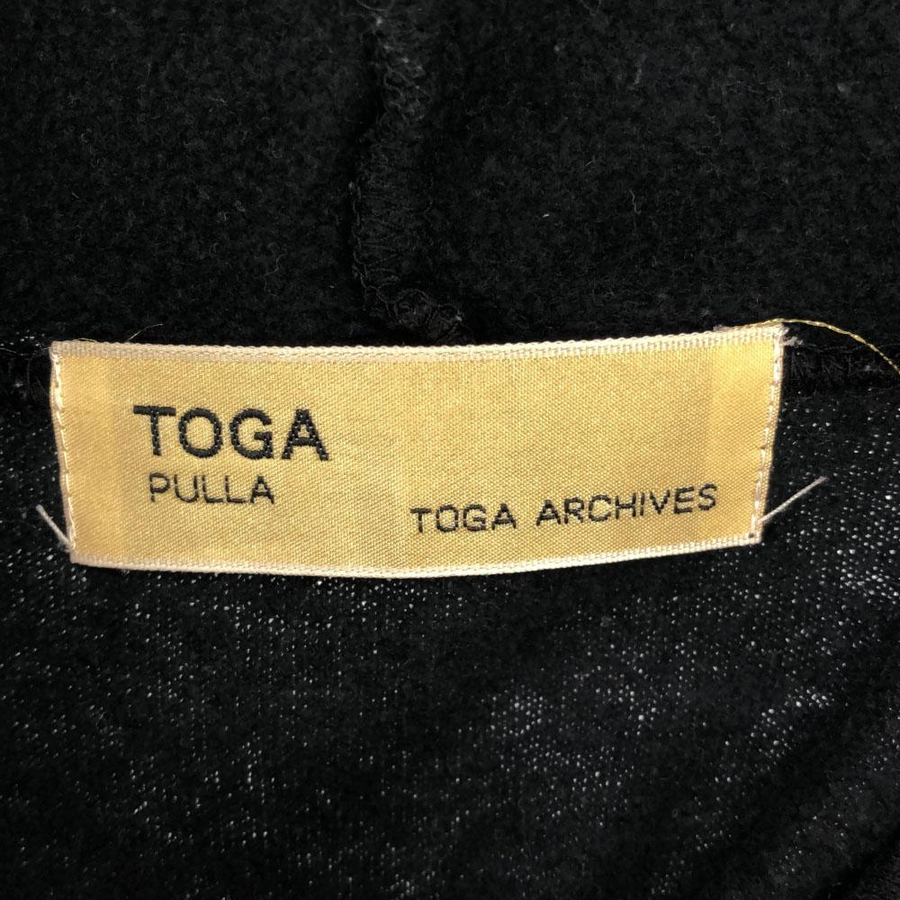 TOGA PULLA Made In Japan Long Sleeve Sweat Tunic 1 Black Back Brushed Women Used