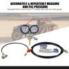 Motorcycle Powersports Nitrogen Shock Fill Tool With 600 PSI Nitrogen Regulator BS No 3 5/8" BSP RH INT For Yamaha KTM Honda ATV