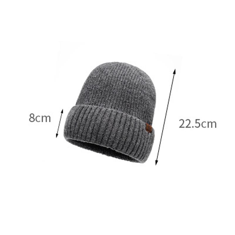Knitted Wool Cap Men's Autumn Winter Cap