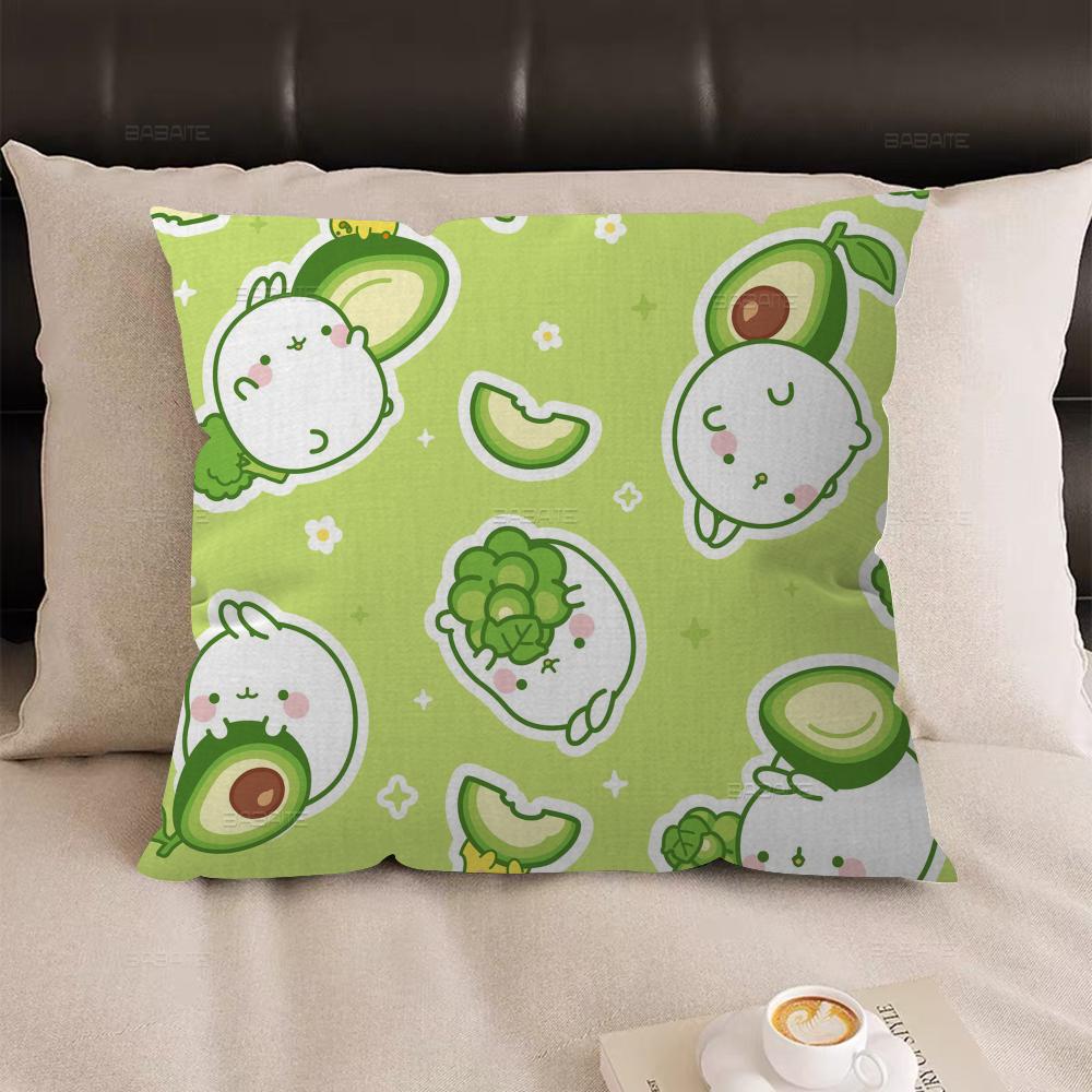 Cute Bunny Rabbit Pillowcase toon Gift Cushion Cover Bedroom Home Sofa Chair Seat Decor pillow case