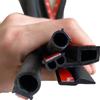 4m Car Door Seal Strip Auto Rubber Seal D Z P Type Noise Insulation Anti-Dust Soundproof Sealing Strips Interior Accessories