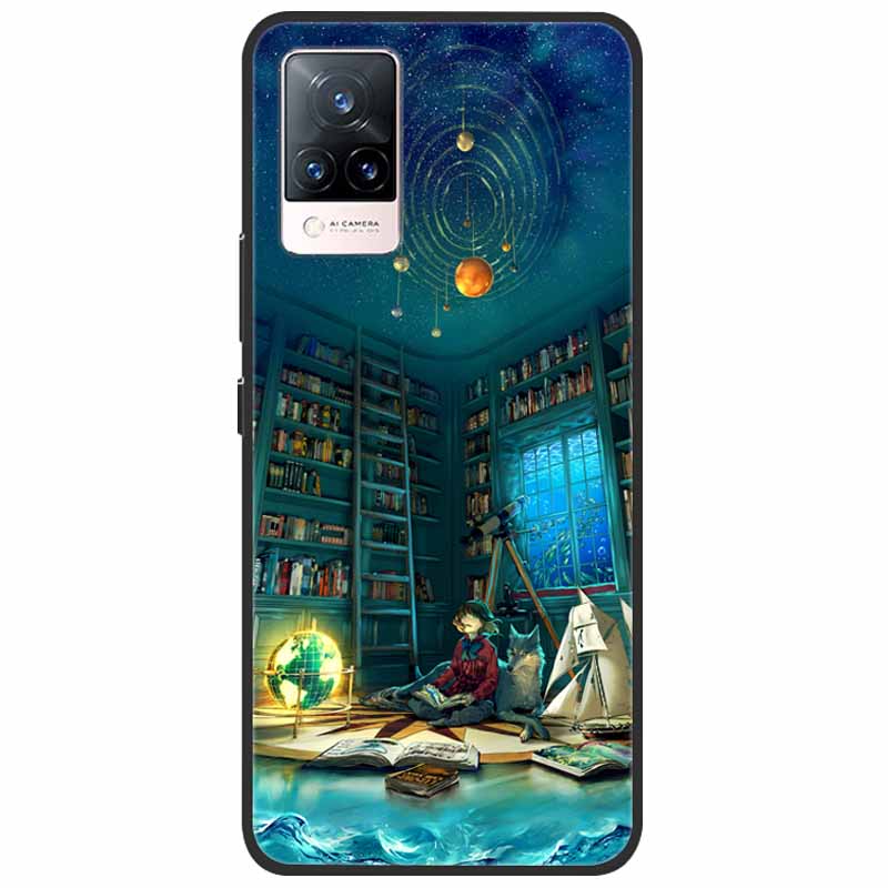Miękkie Silikonowe Etui Na Telefon Dla vivo V21 5G 4G V21E V2027 Y11S Y12S V20 V2025 V 21E TPU Coque Pokrowiec Dla Vivo V 21e 21 Ochronne