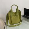 2025 Canvas Small Bag Girls Shoulder Small Square Bag Summer Handbag Student Solid Color Casual Japanese Messenger Bag