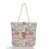 Multifunctional Animal Printed Thick Rope Shoulder Beach Bag Casual Large Capacity Handbag 7599