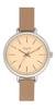[Follow] Fragola Sweatproof Soft Color Watch H01222S-1 MOCHA/OR Women's Brown