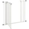 Adjustable Safety Gate w/ One Extensions, Four Adjustable Screws, White